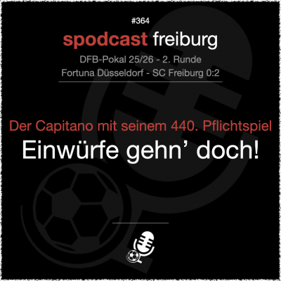 Der Capitano mit seinem 440. Pflichtspiel - Einwürfe gehn' doch!