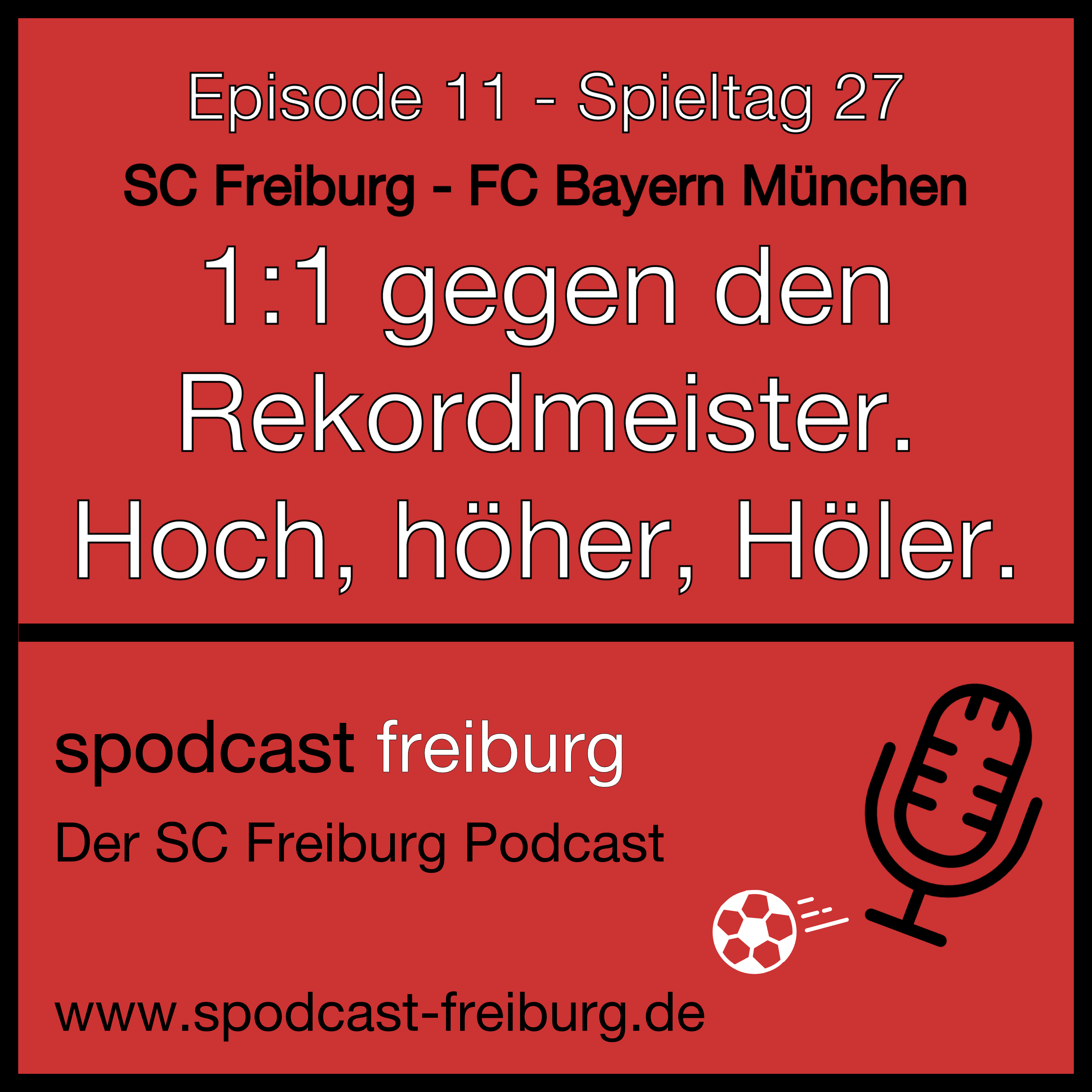 1:1 gegen den Rekordmeister. Hoch, höher, Höler. episode artwork