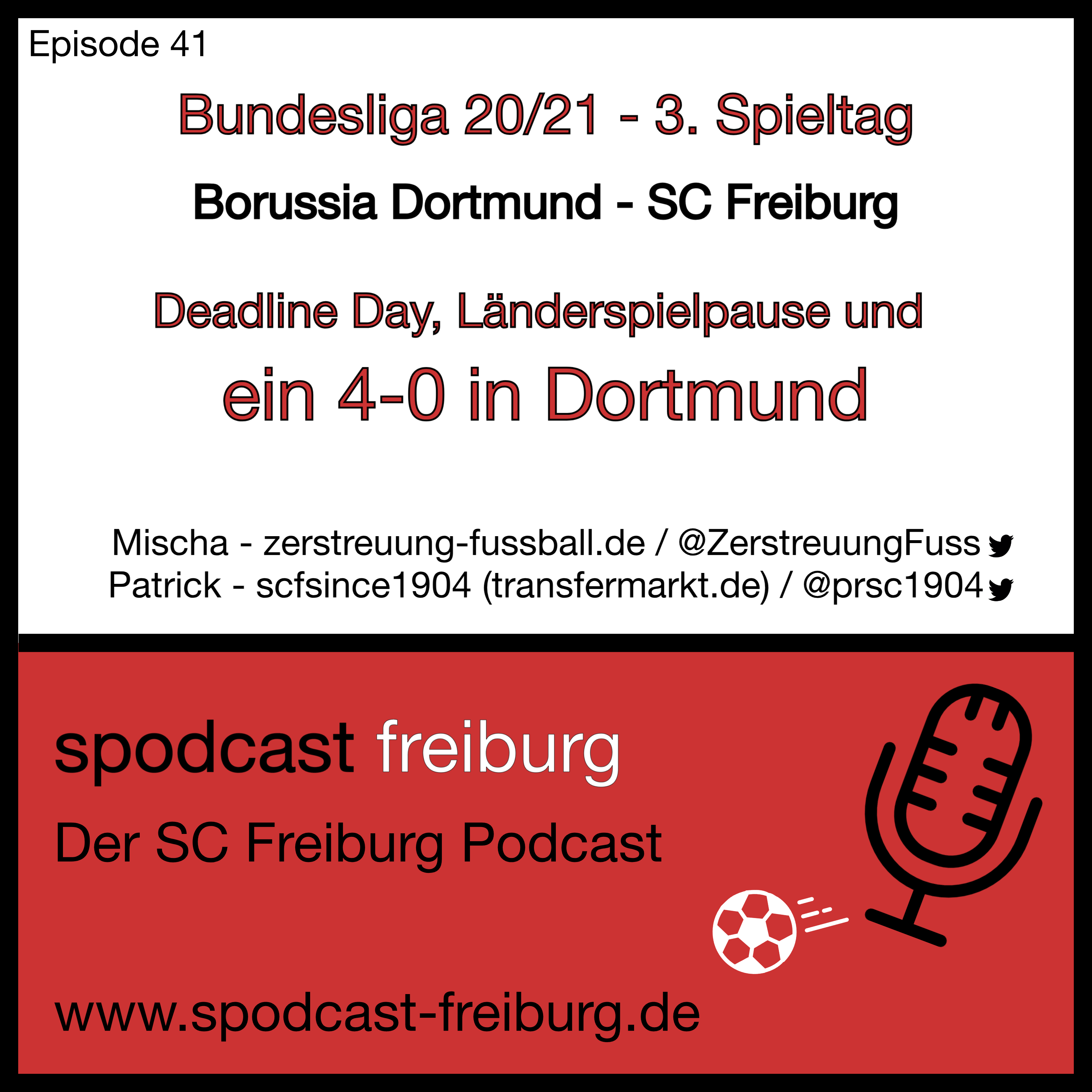 Deadline Day, Länderspielpause und ein 4-0 in Dortmund #BVBSCF episode artwork