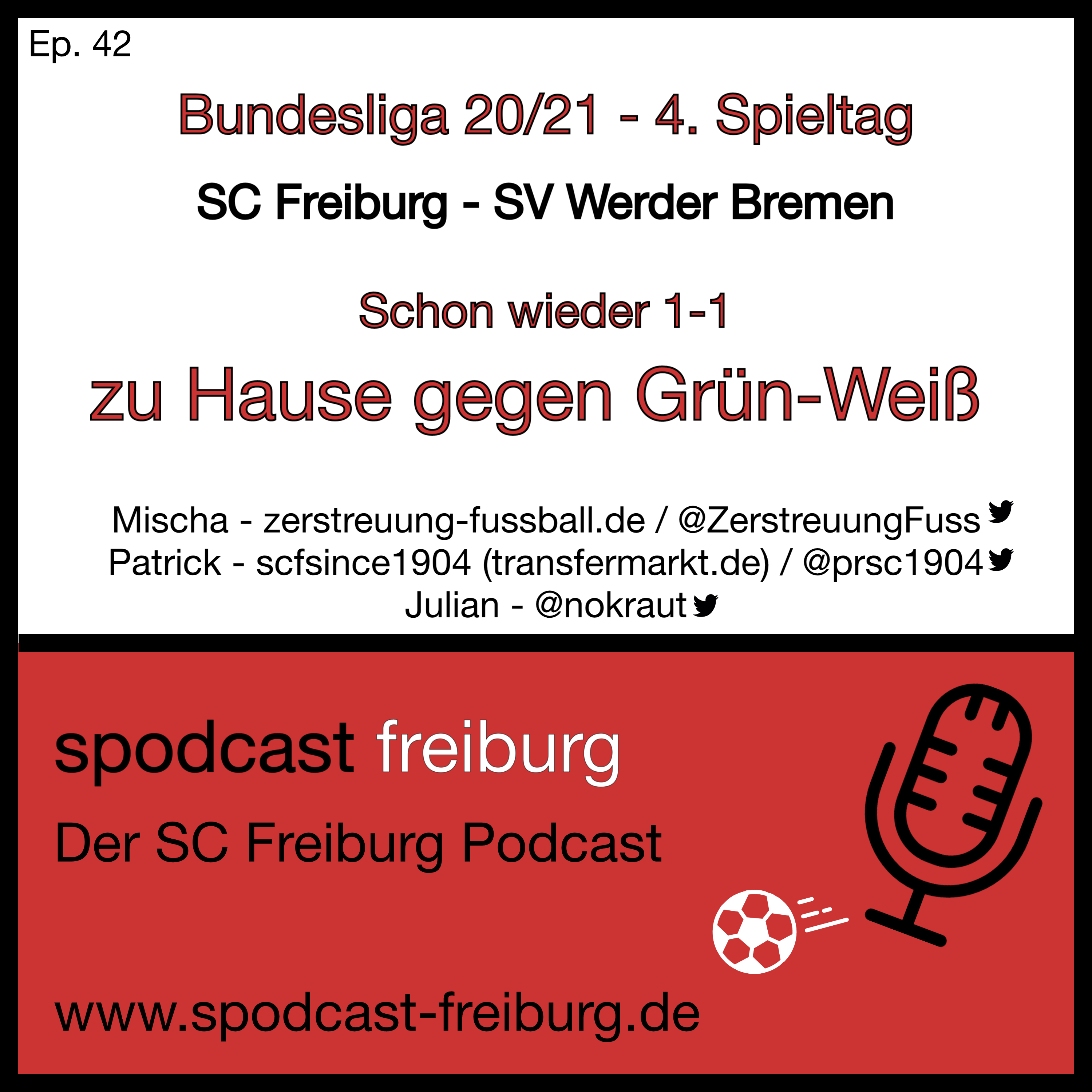 Schon wieder 1-1 zu Hause gegen Grün-Weiß #SCFSVW episode artwork