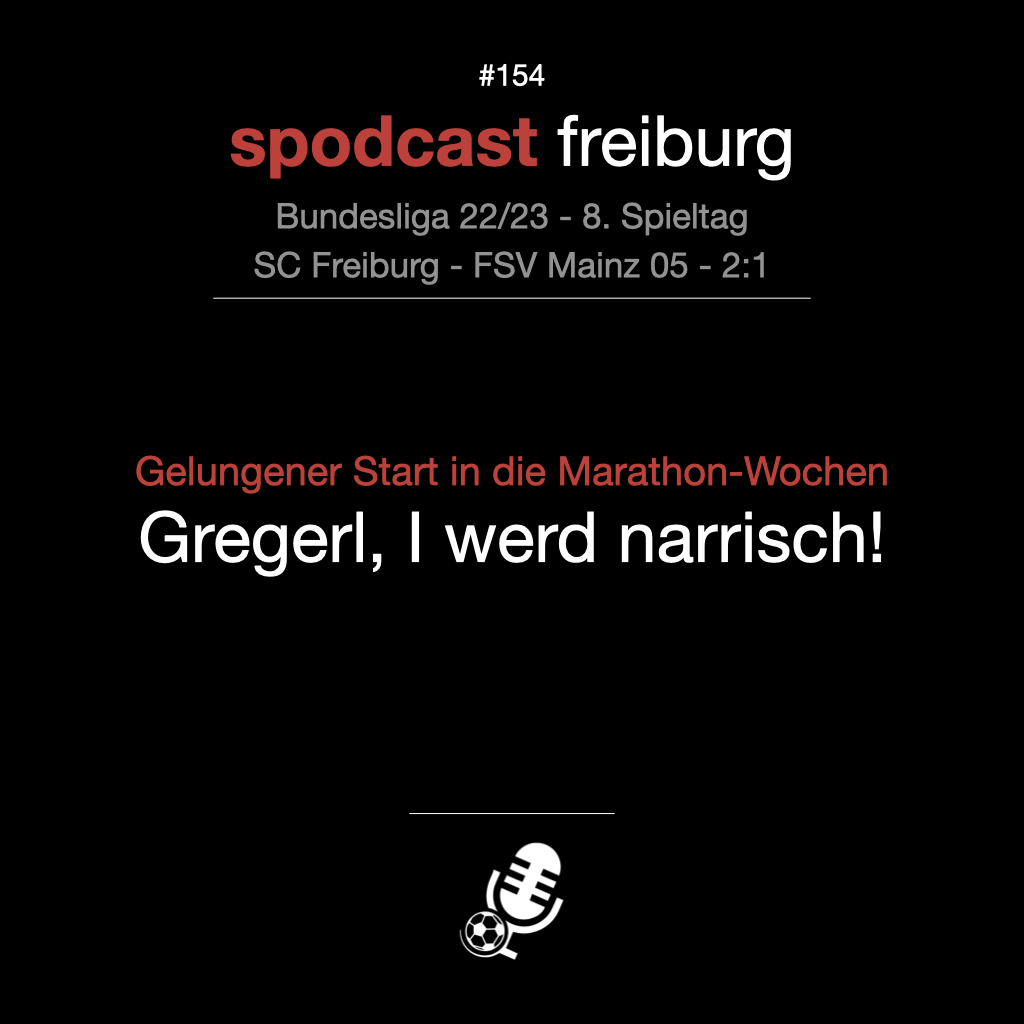Gelungener Start in die Marathon-Wochen - Gregerl, I werd narrisch! episode artwork